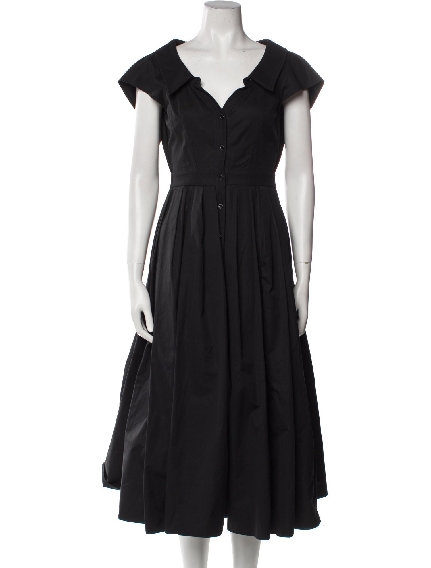 Alexander McQueen V-Neck Long Dress