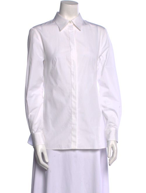 Alexander McQueen Long Sleeve Button-Up Top