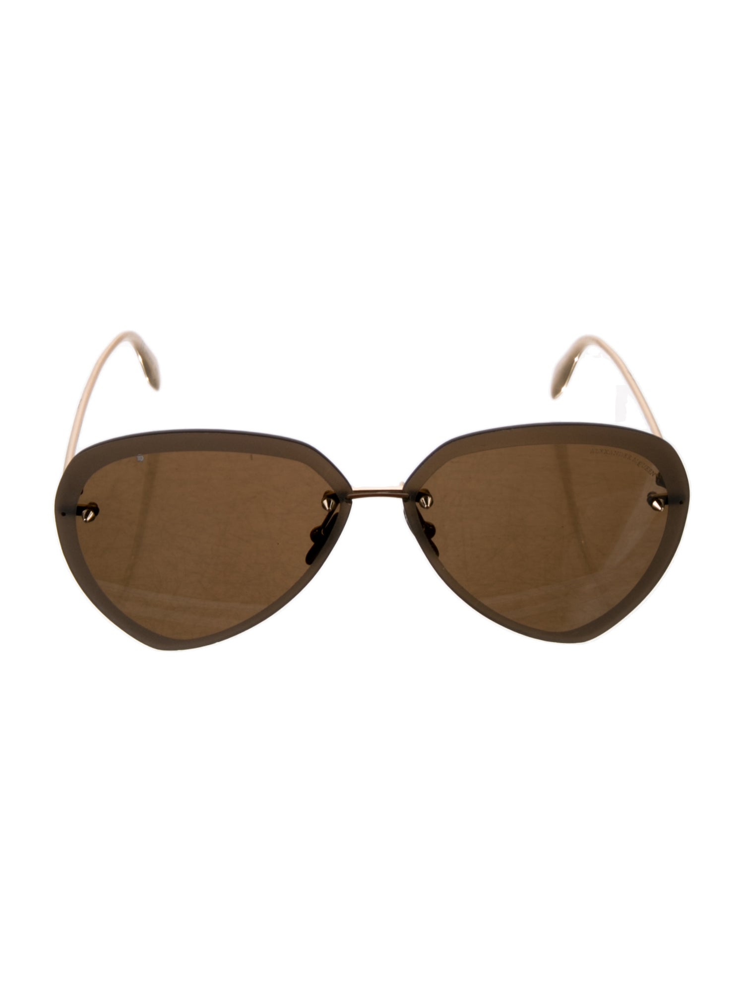 Alexander McQueen Aviator Tinted Sunglasses