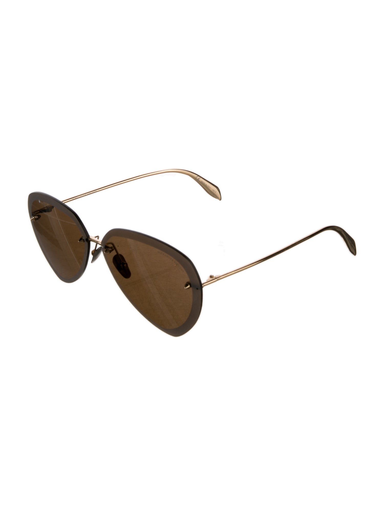 Alexander McQueen Aviator Tinted Sunglasses