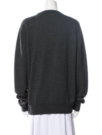 Alexander McQueen Wool Plaid Print Pullover