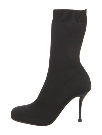 Alexander McQueen Canvas Sock Boots