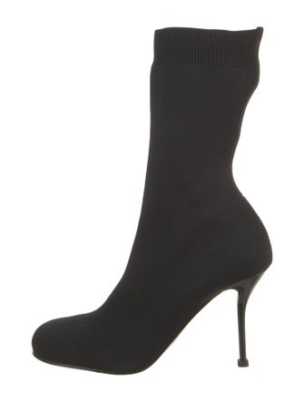 Alexander McQueen Canvas Sock Boots