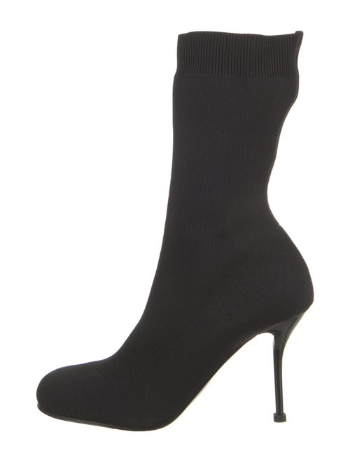 Alexander McQueen Canvas Sock Boots