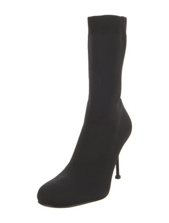 Alexander McQueen Canvas Sock Boots