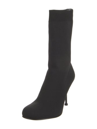 Alexander McQueen Canvas Sock Boots