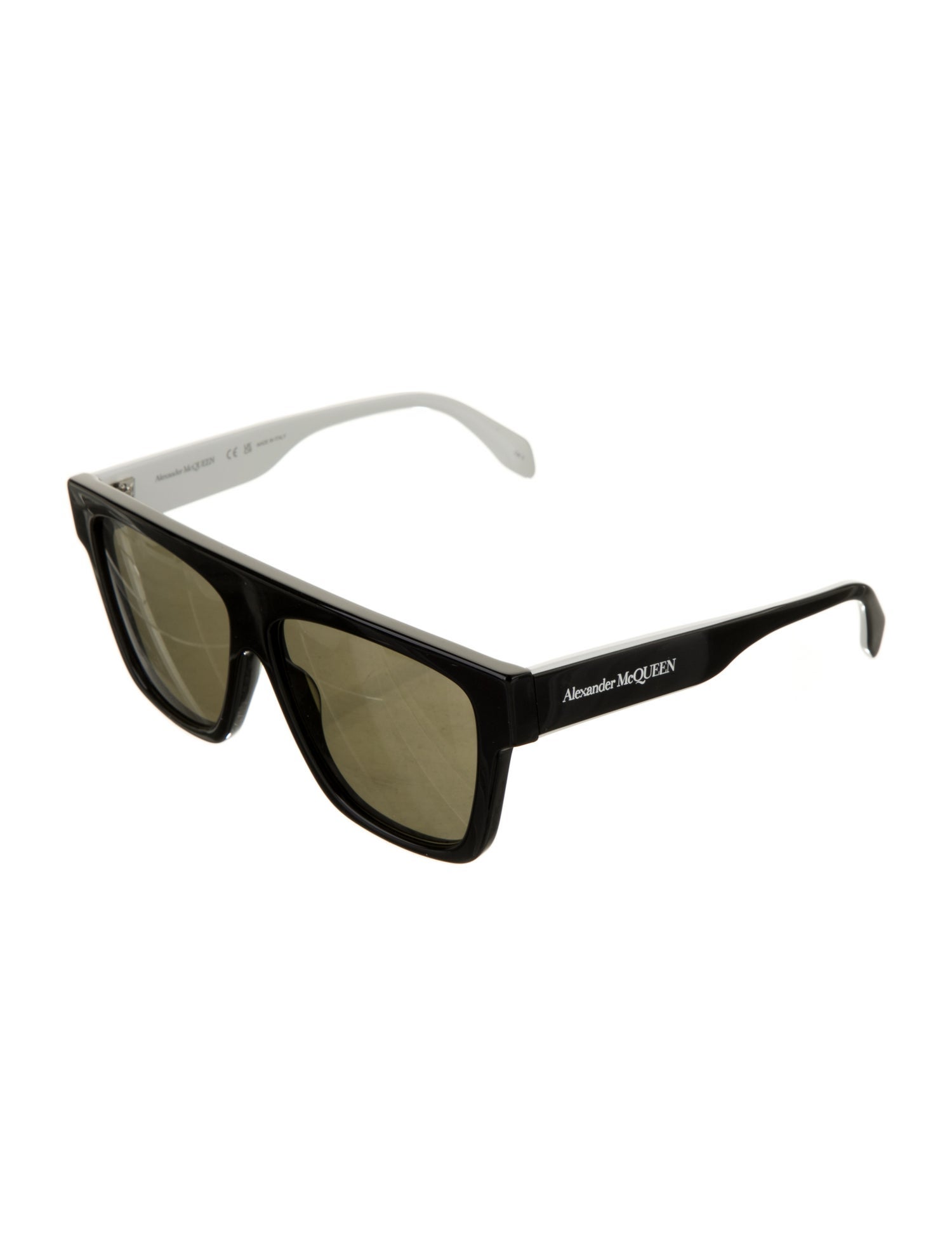 Alexander McQueen Square Mirrored Sunglasses