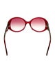 Alexander McQueen Oversize Gradient Sunglasses