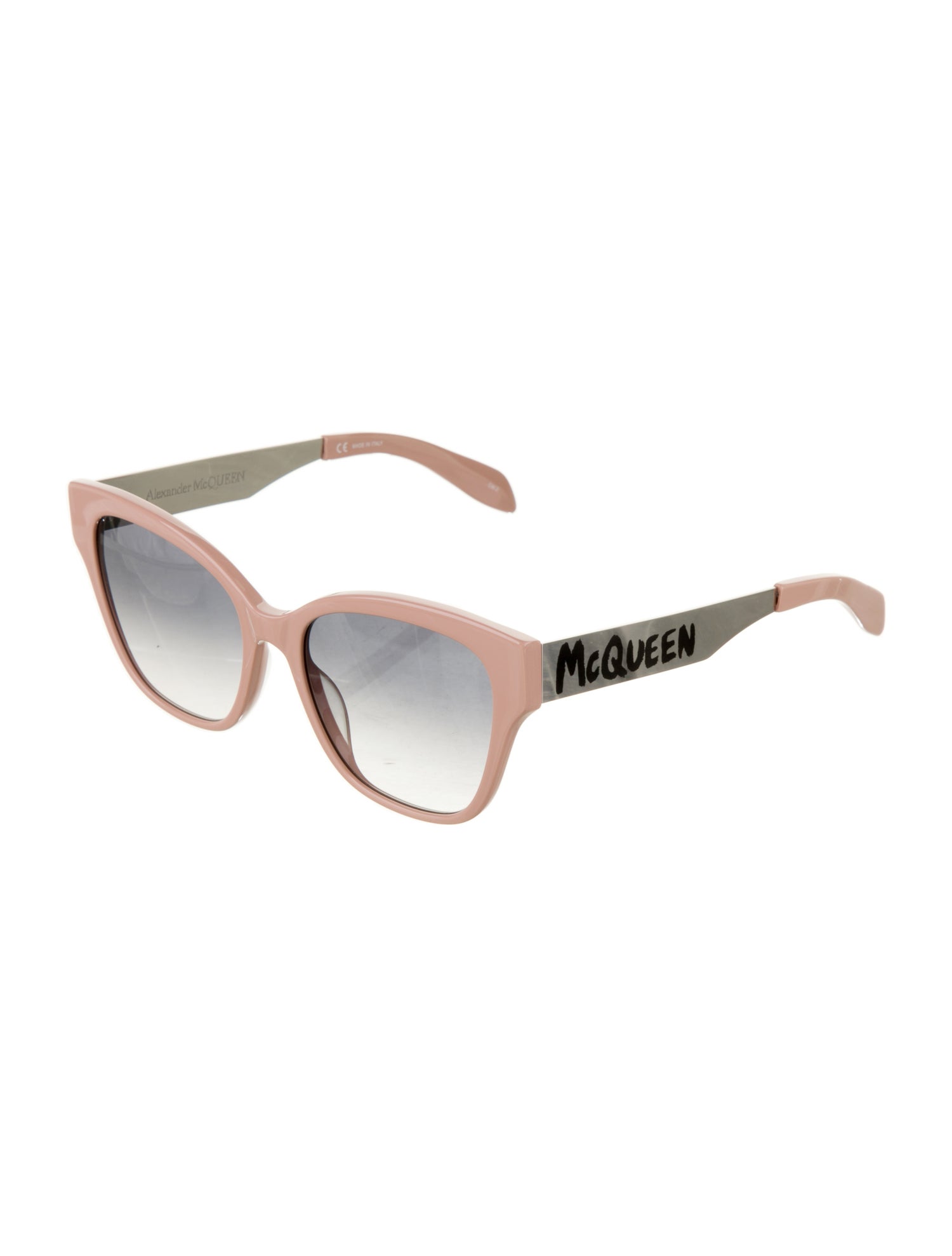 Alexander McQueen Round Gradient Sunglasses