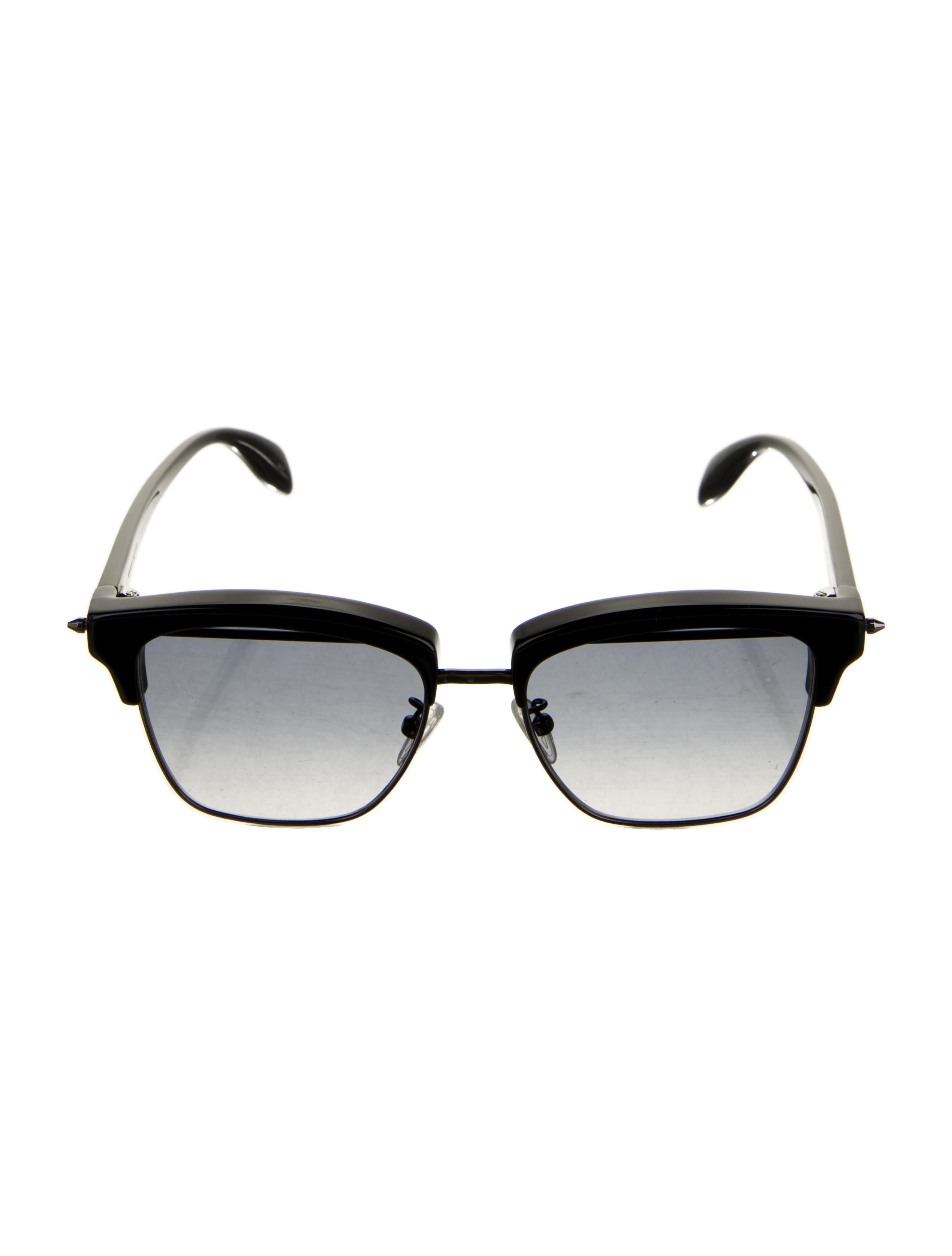 Alexander McQueen Square Gradient Sunglasses