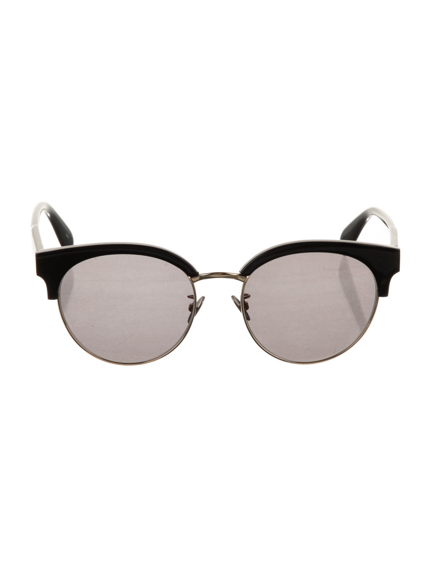 Alexander McQueen Round Tinted Sunglasses
