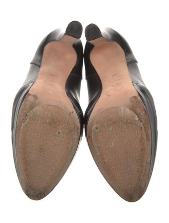 Alexander McQueen Leather Floral Print Boots