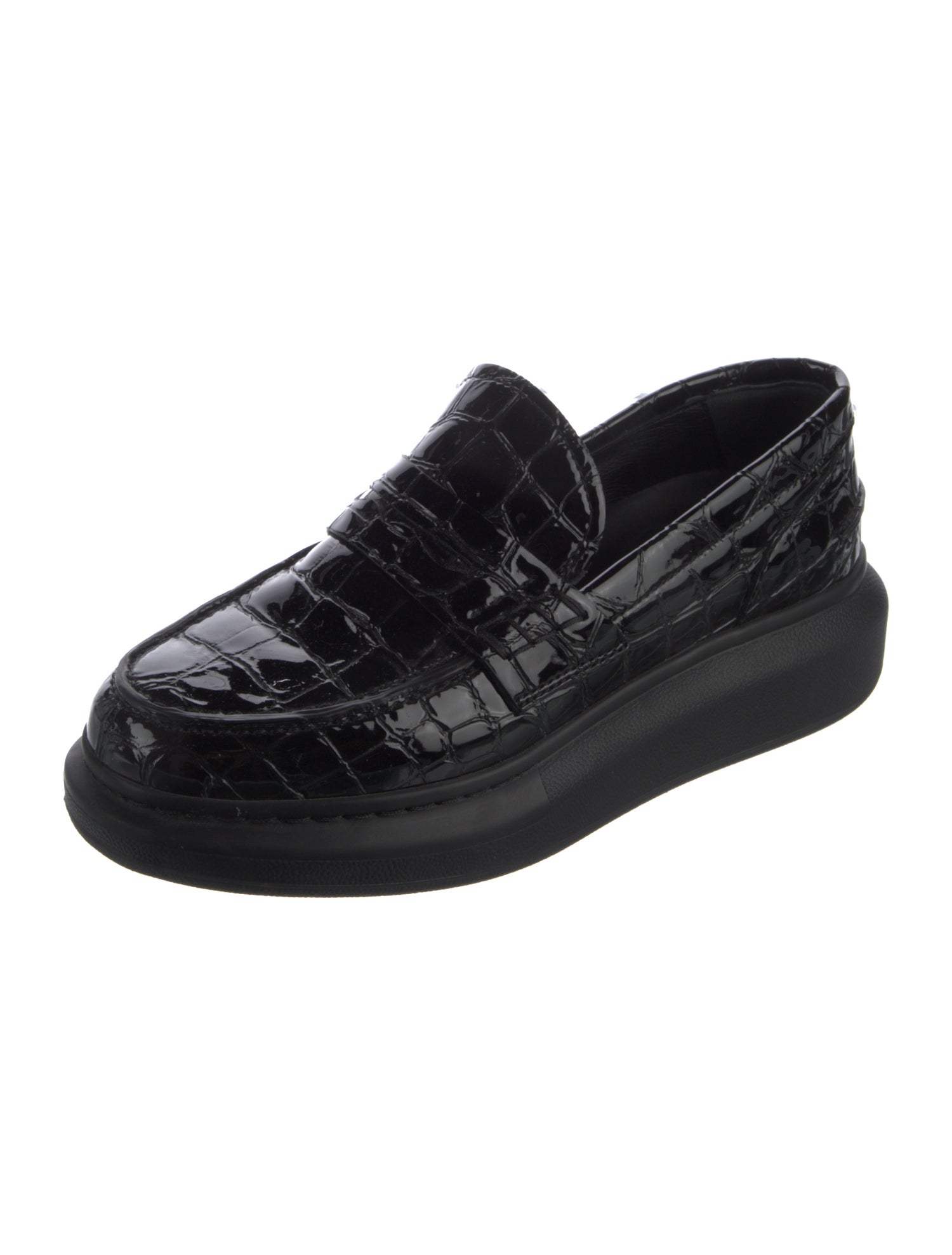 Alexander McQueen Patent Leather Loafers