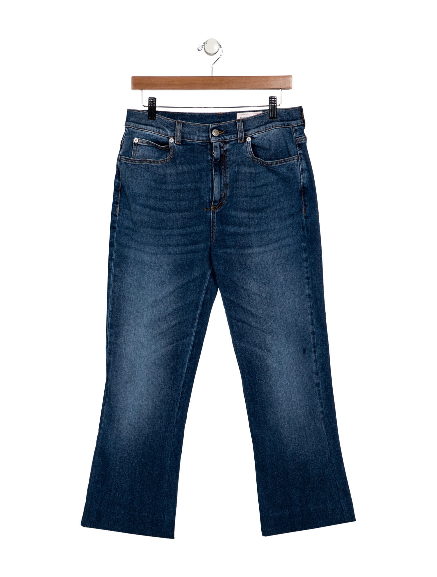 Alexander McQueen High-Rise Wide Leg Jeans