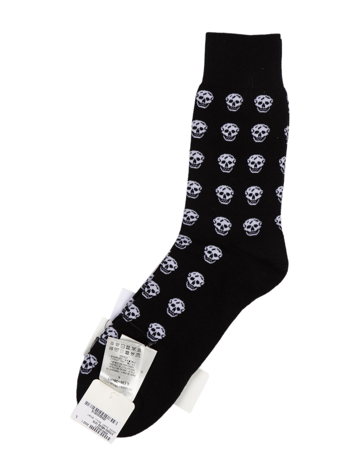 Alexander McQueen Short Skull Socks W tags