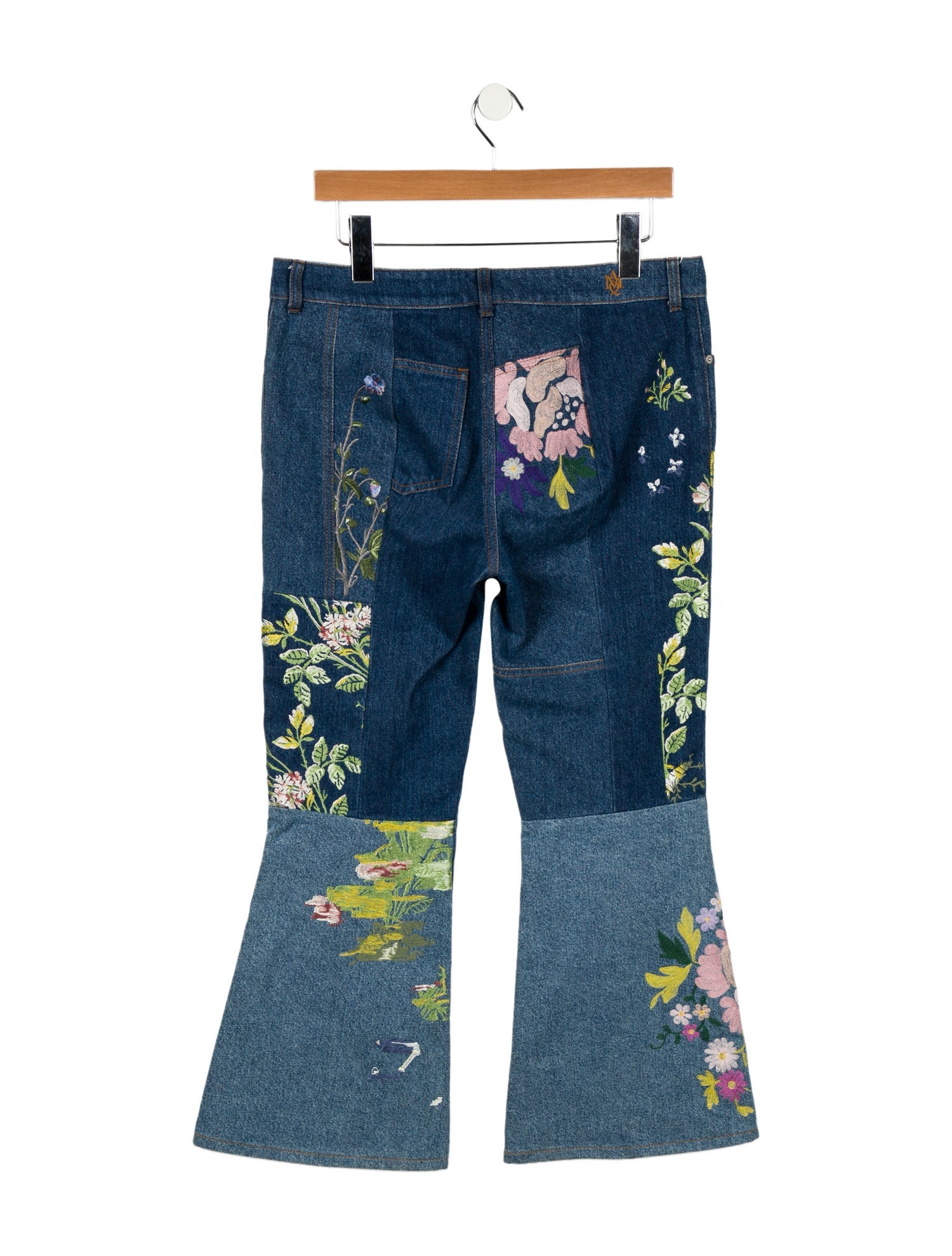 Alexander McQueen Mid-Rise Wide Leg Jeans