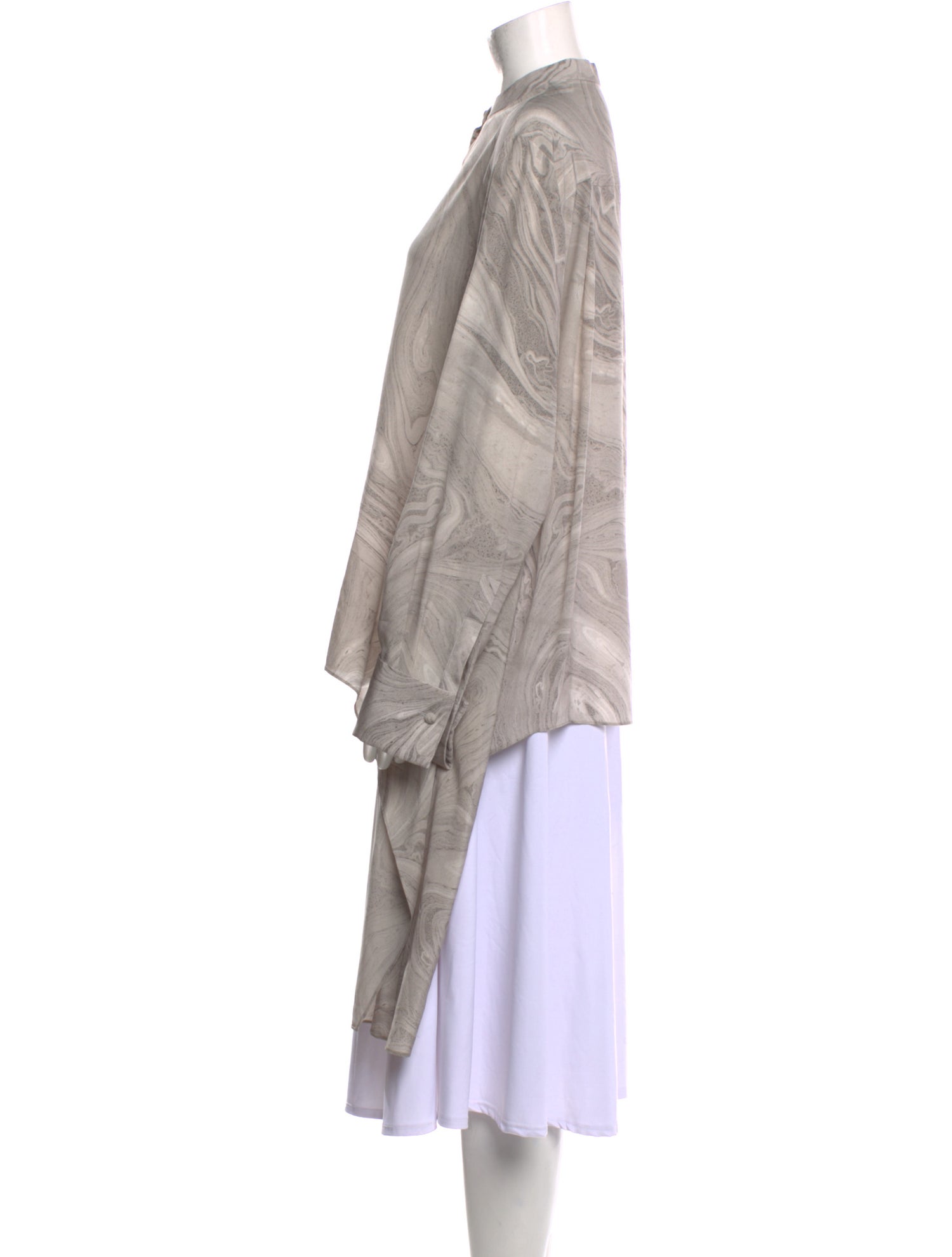 Alexander McQueen Silk Printed Tunic