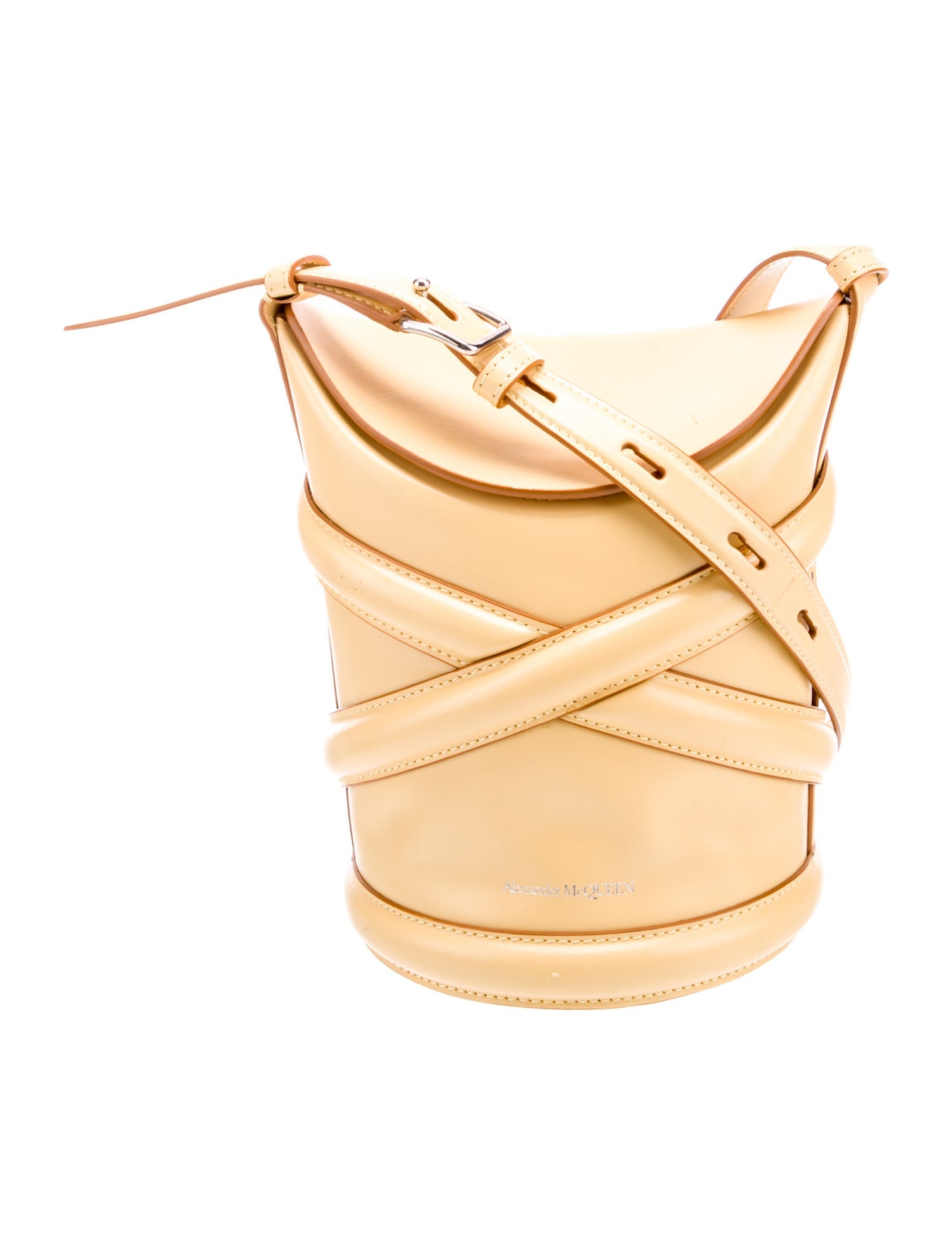 Alexander McQueen Leather Bucket Bag