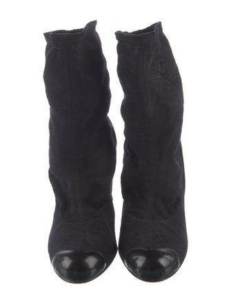 Alexander McQueen Suede Sock Boots