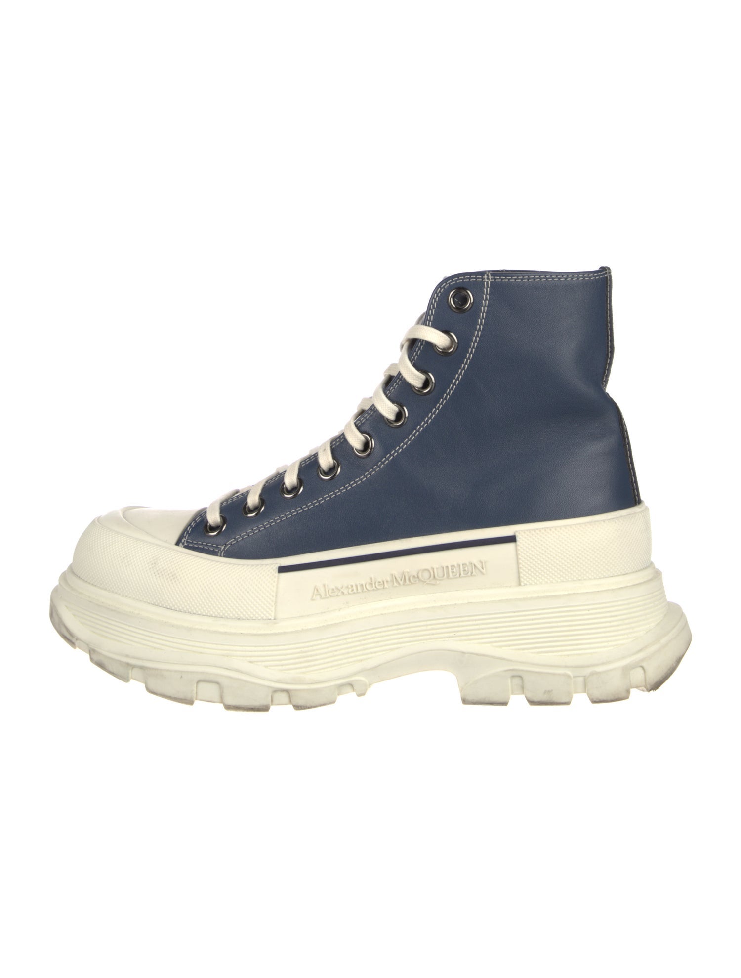 Alexander McQueen Canvas Wedge Sneakers