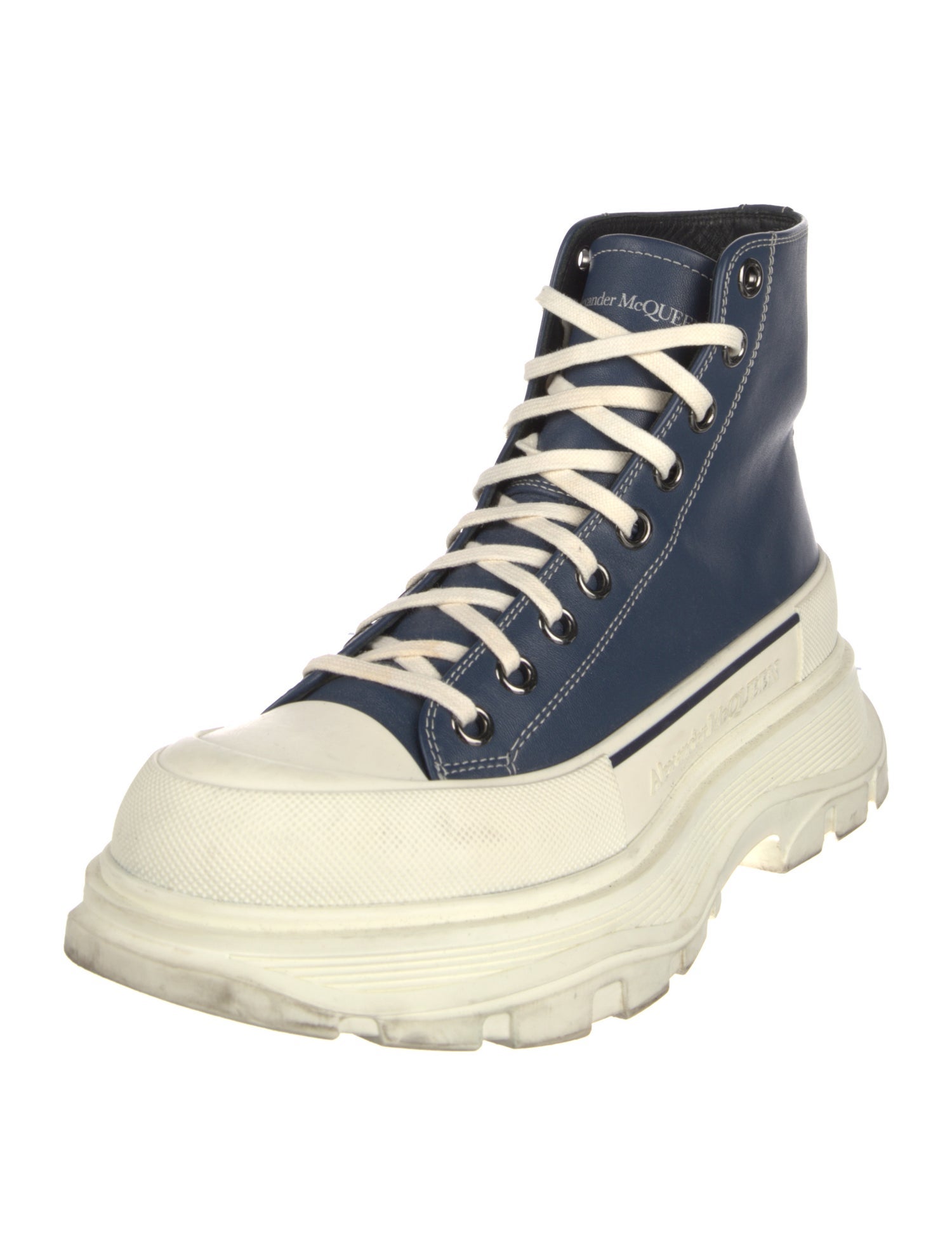 Alexander McQueen Canvas Wedge Sneakers