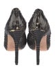 Alexander McQueen Python Animal Print Pumps