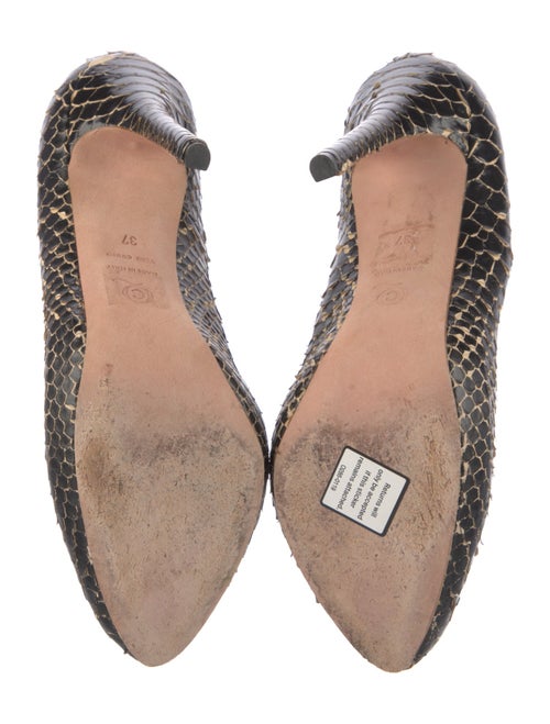 Alexander McQueen Python Animal Print Pumps