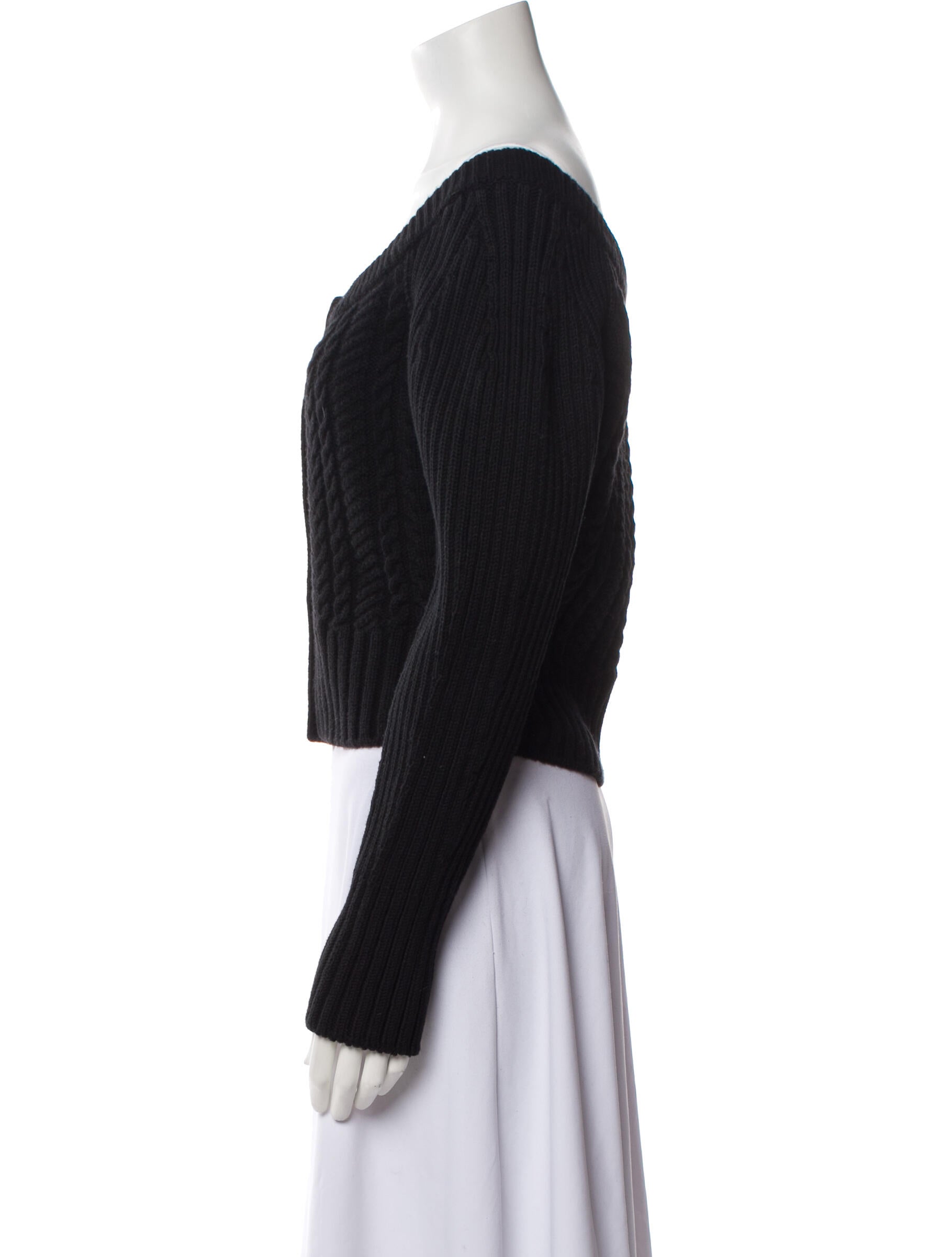 Alexander McQueen Wool Bateau Neckline Sweater w/ Tags