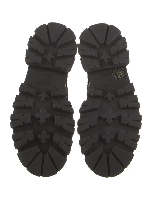 Alexander McQueen Leather Combat Boots