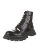 Alexander McQueen Leather Combat Boots