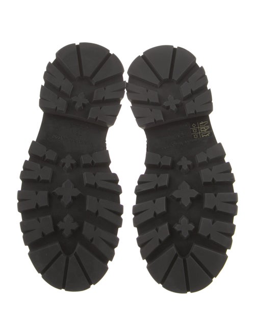 Alexander McQueen Leather Combat Boots