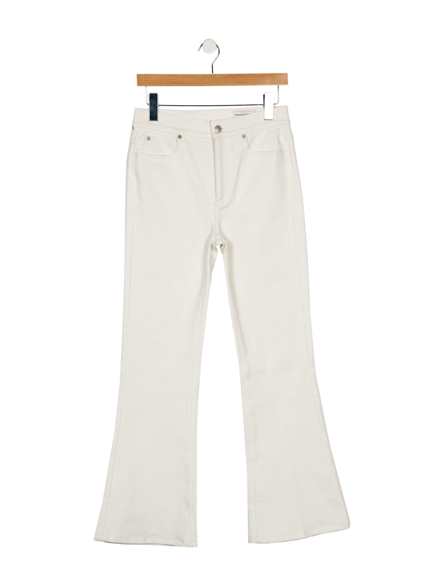 Alexander McQueen Mid-Rise Wide Leg Jeans