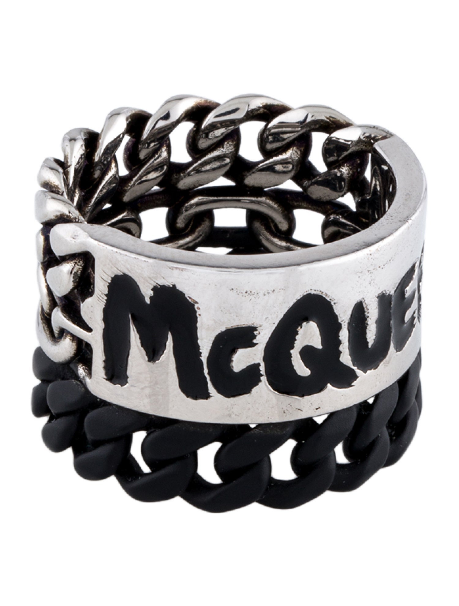Alexander McQueen Graffiti Ring