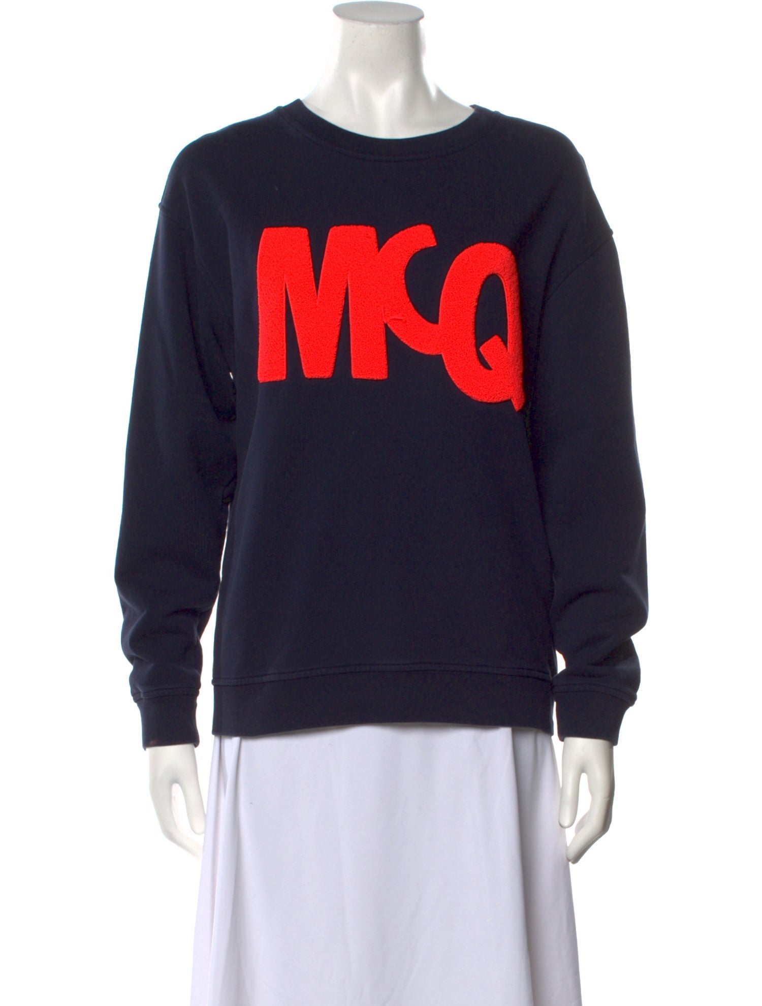 Alexander McQueen Graphic Print Crew Neck Sweatshirt