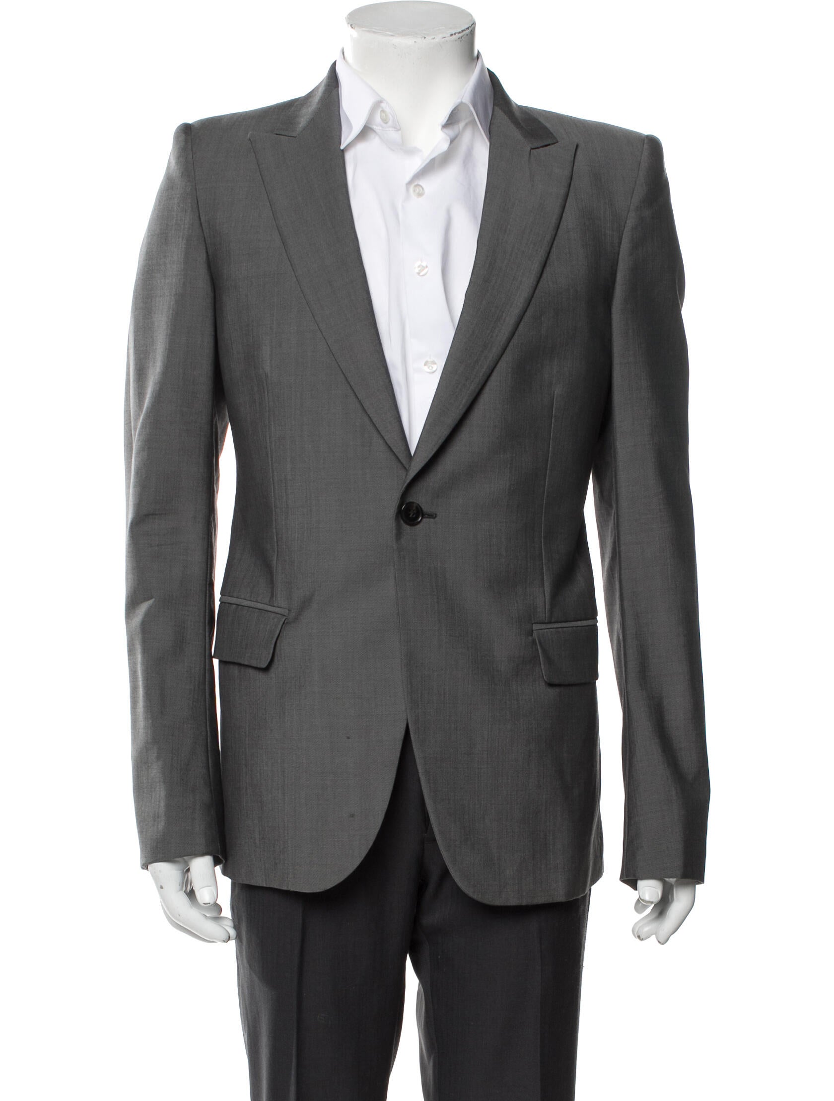 Alexander McQueen Pleated Accents Blazer