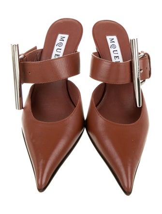 Alexander McQueen Leather Mules