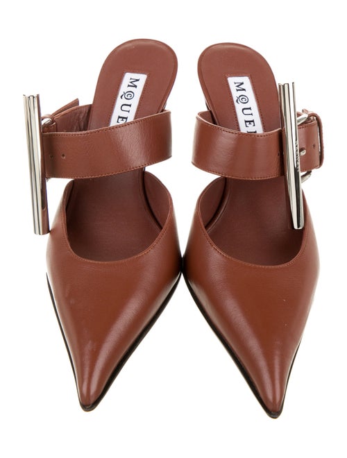 Alexander McQueen Leather Mules