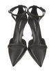 Alexander McQueen Leather T-Strap Pumps