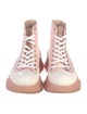 Alexander McQueen Leather Wedge Sneakers