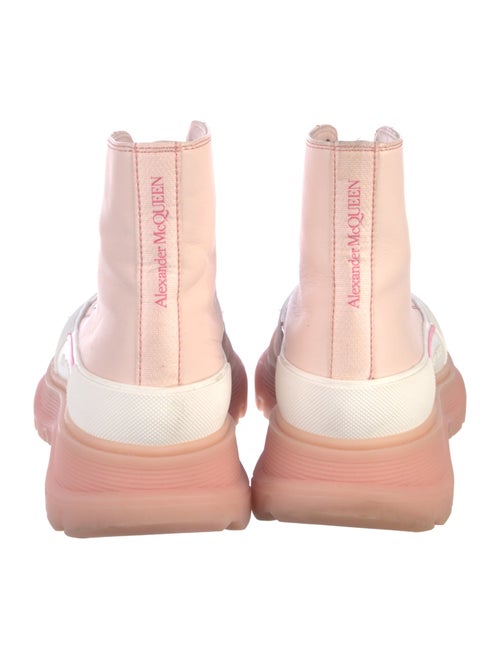 Alexander McQueen Leather Wedge Sneakers