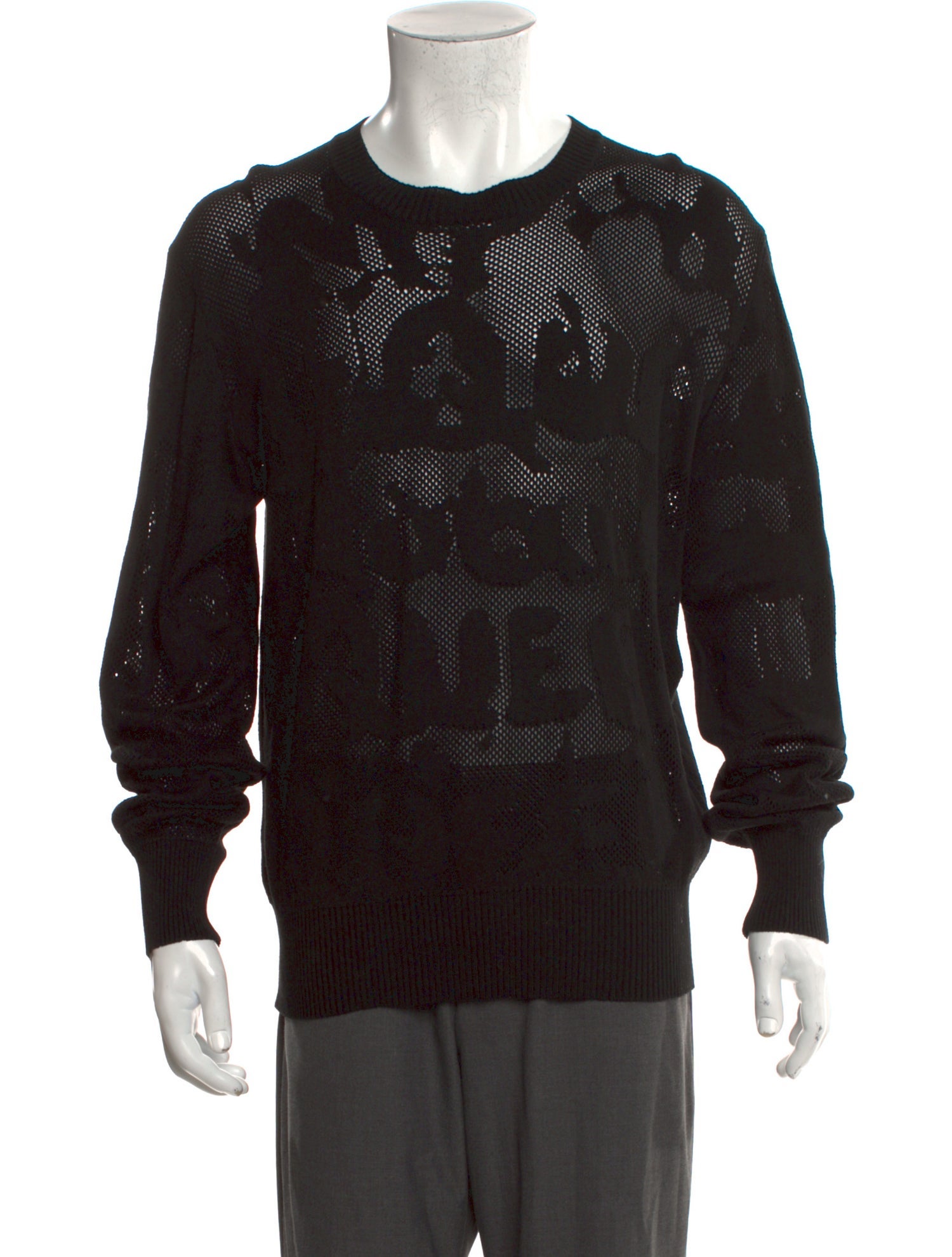 Alexander McQueen Patterned Crew Neck Pullover w/ Tags