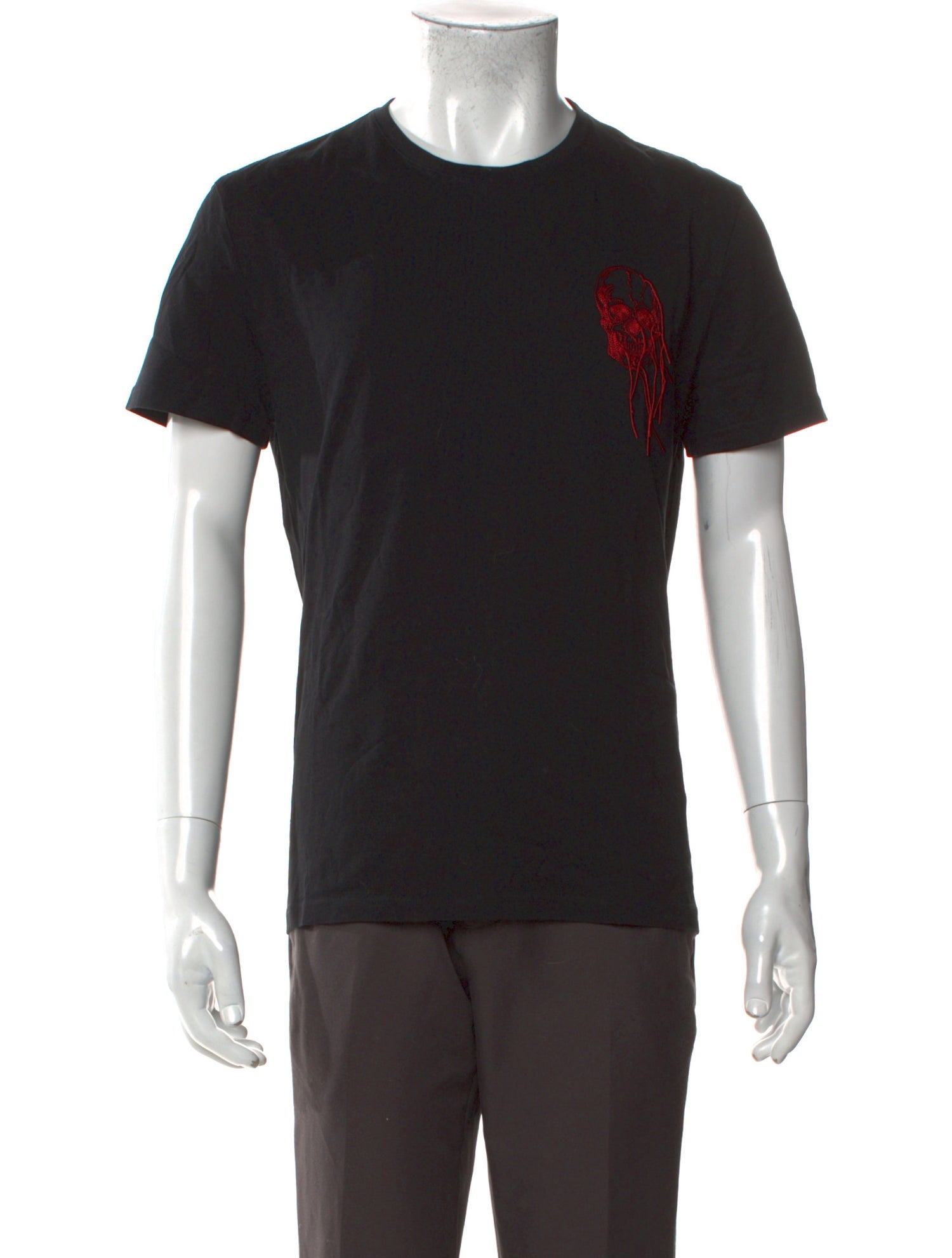 Alexander McQueen Graphic Print Crew Neck T-Shirt