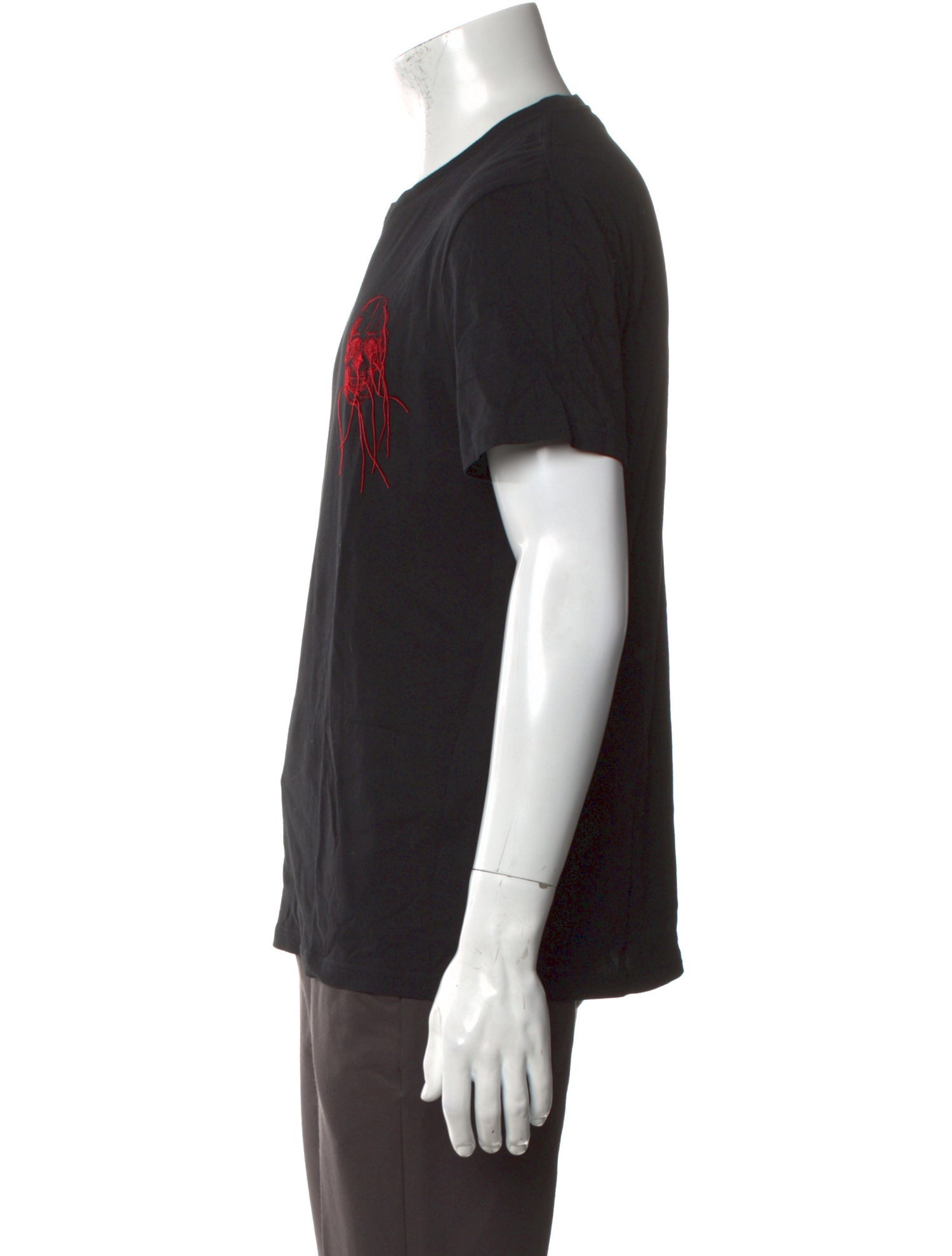 Alexander McQueen Graphic Print Crew Neck T-Shirt