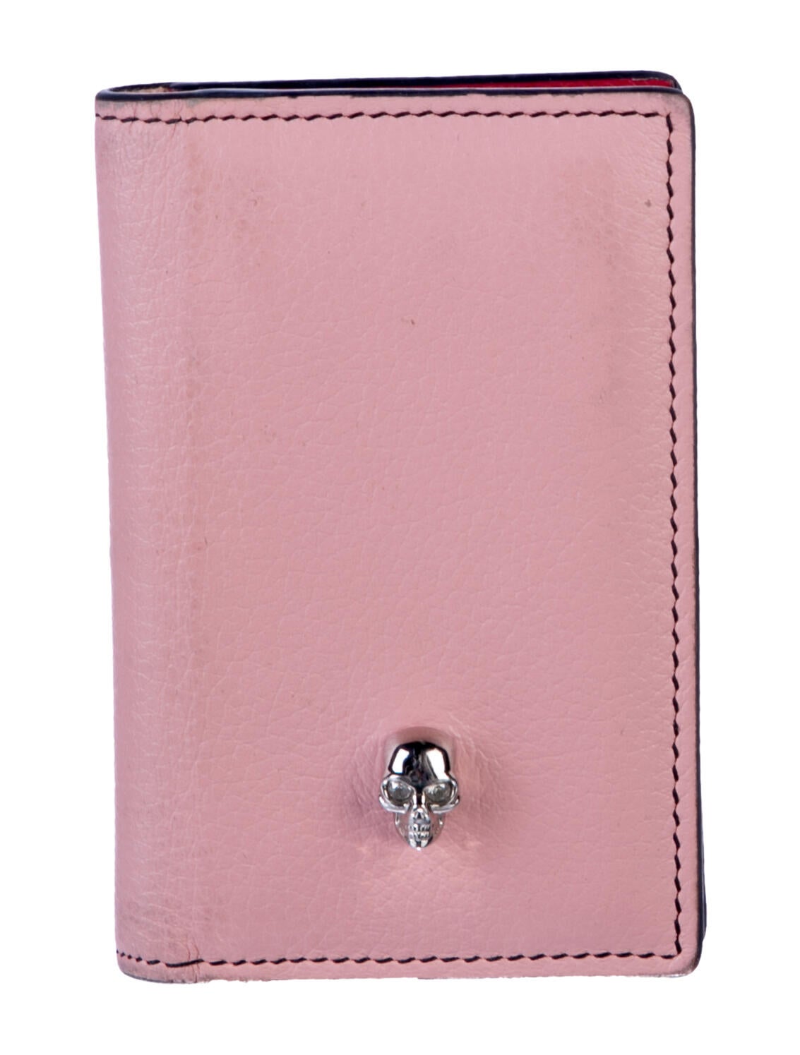 Alexander McQueen Leather Printed Bifold Wallet