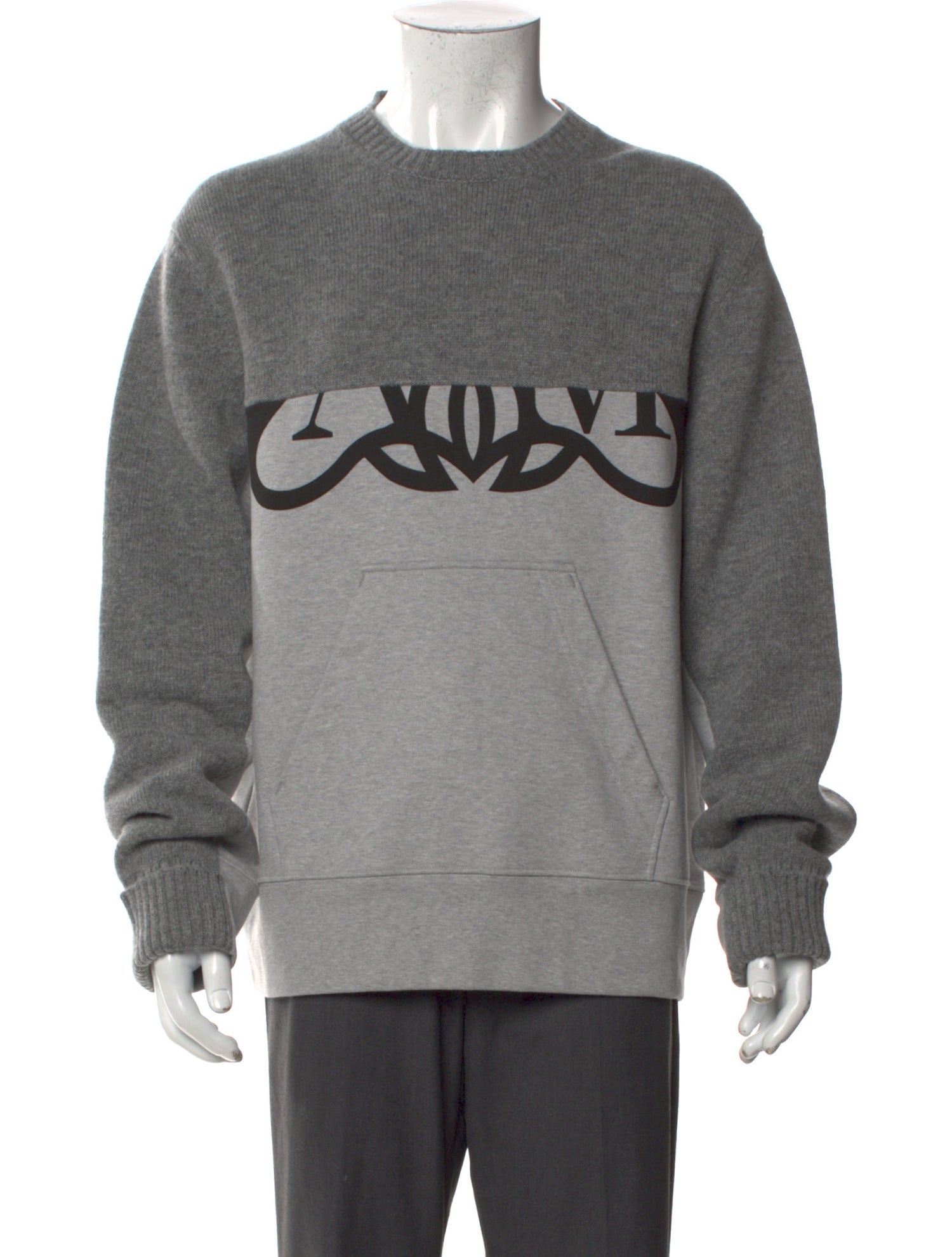 Alexander McQueen Wool Graphic Print Pullover w/ Tags