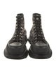 Alexander McQueen Canvas Printed Hiking Boots