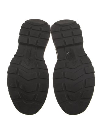 Alexander McQueen Canvas Printed Hiking Boots