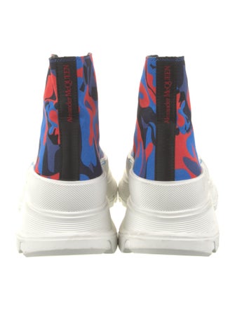 Alexander McQueen Canvas Camouflage Print Sneakers