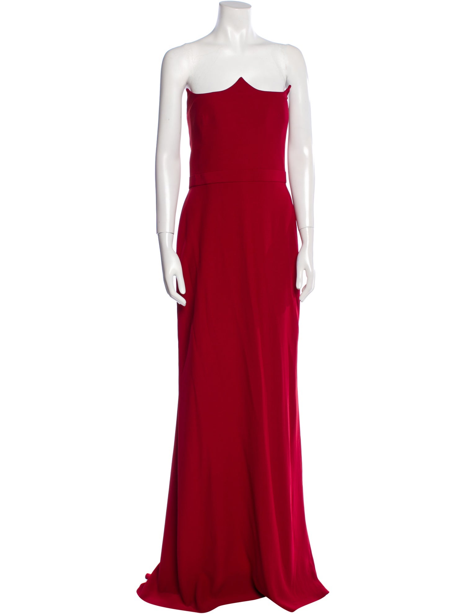 Alexander McQueen Strapless Long Dress