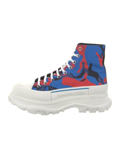 Alexander McQueen Satin Printed Sneakers